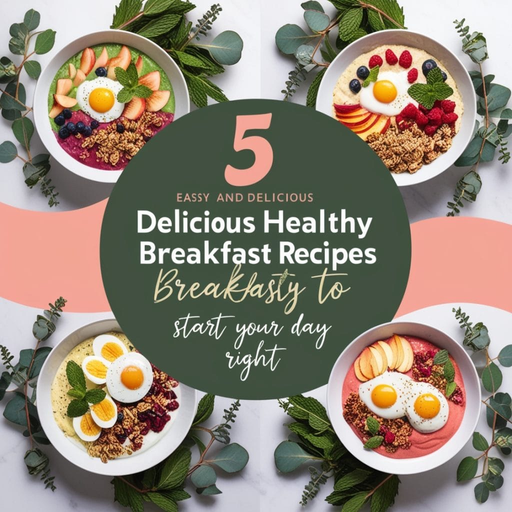 5 Easy and Delicious Healthy Breakfast Recipes to Start Your Day Right